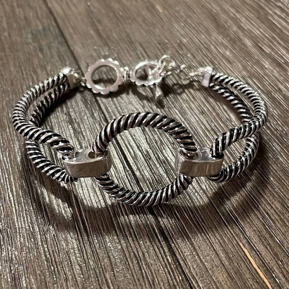 Premier Designs Silver adjustable bracelet
